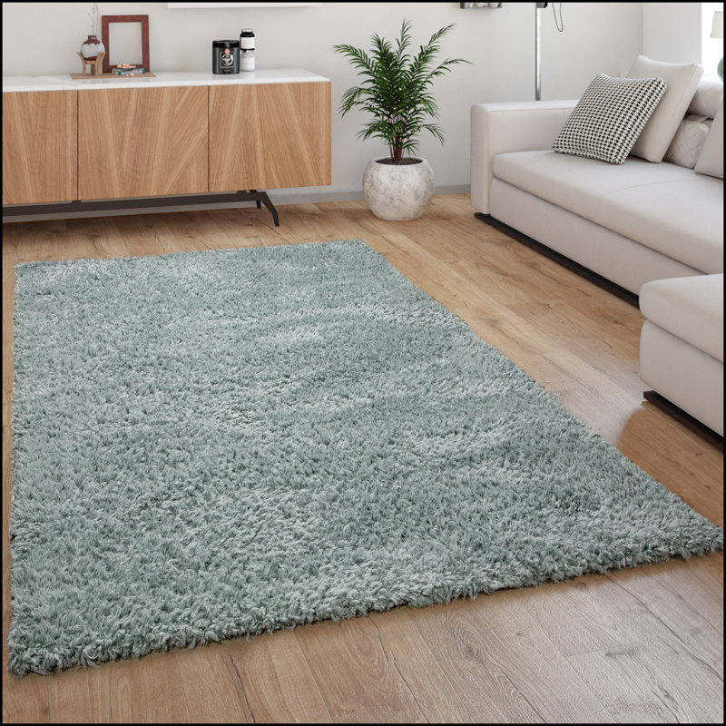Jermarkus 100% Polyester Turquoise Outdoor Rug, Rectangle 100 x 200cm