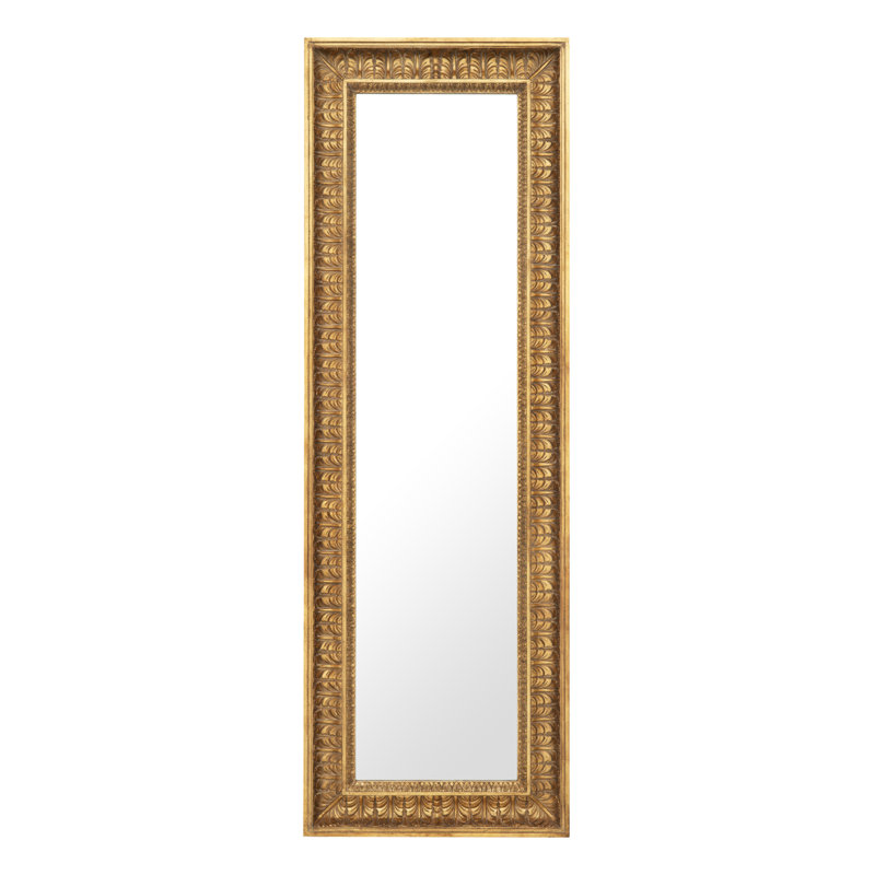 Sahure Rectangle Solid Wood Mirror