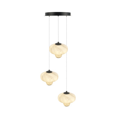 Solara Chandelier - Graphite - 7-Light - 25.2" Dia.