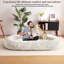 Grand lit pour chien de taille humaine lavable avec housse amovible-524955819-471780009