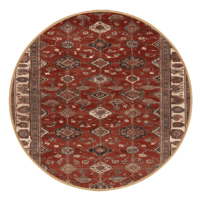 Tapis brun lavable à la machine