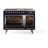 ILVE Nostalgie II Series Noblesse 48 inch Dual Fuel Range 5 Sealed Burners, Griddle, Frenchtop (Glass Door)-112295568-112295571-112295576