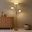Lampe sur pied à DEL 3 en 3 avec abat-jours réglables polyvalents Sky Dome-62954078