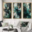 Art mural vert et blanc marbré III - art abstrait géométrique, ensemble de 3-1373485589-1373485595