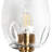 Adelgunde Modern Blcak Brass Wall Sconce