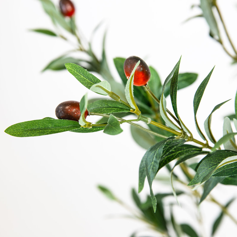 Olive artificielle - paquet de 2, H 60 po x l 21 po x P 21 po