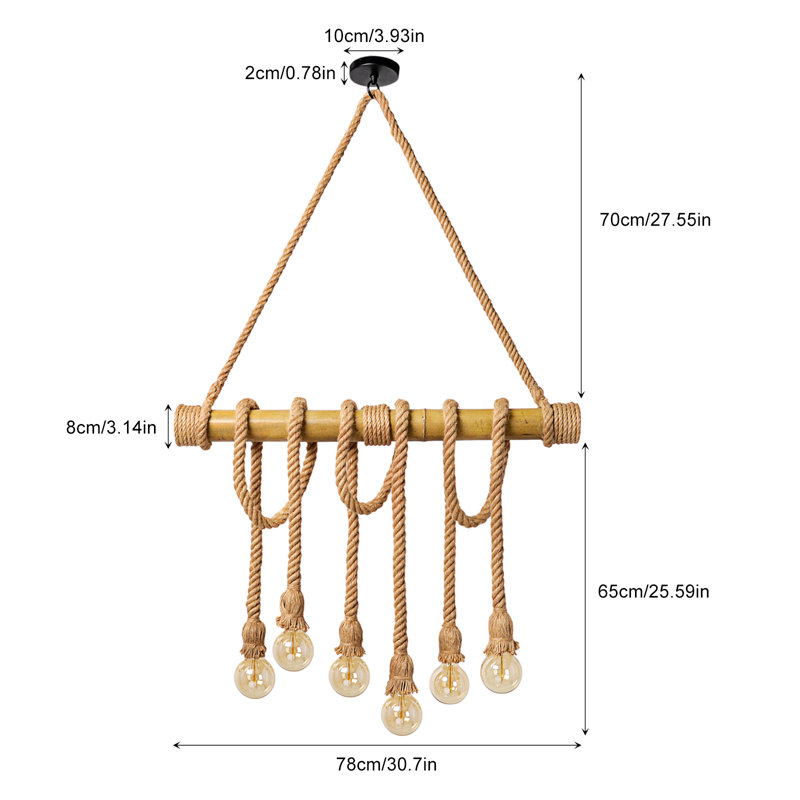 6 - Light Kitchen Island Pendant