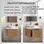 Meuble-lavabo flottant mural 24 po avec lavabo-805066449