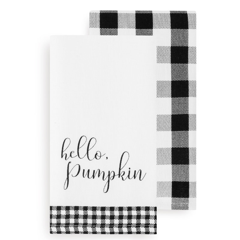 Raimar Cotton Plaid Jacquard Tea Towel Kitchen Towel