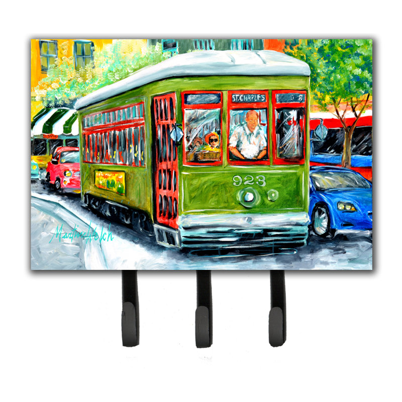 Porte-laisse et porte-clés street voiture