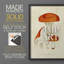 «Mushroom Variétés I», 4 pièces sur papier-1114012599-1114012598