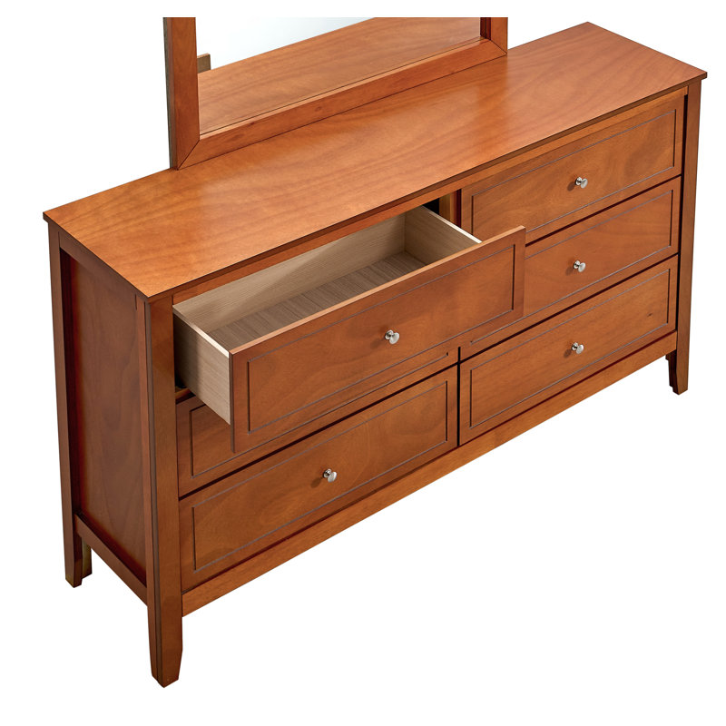 Daniel 6 Drawer Dresser - Oak, Oak