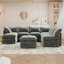 Canapé-lit modulaire 8 pièces avec rangement de style contemporain-1436494666