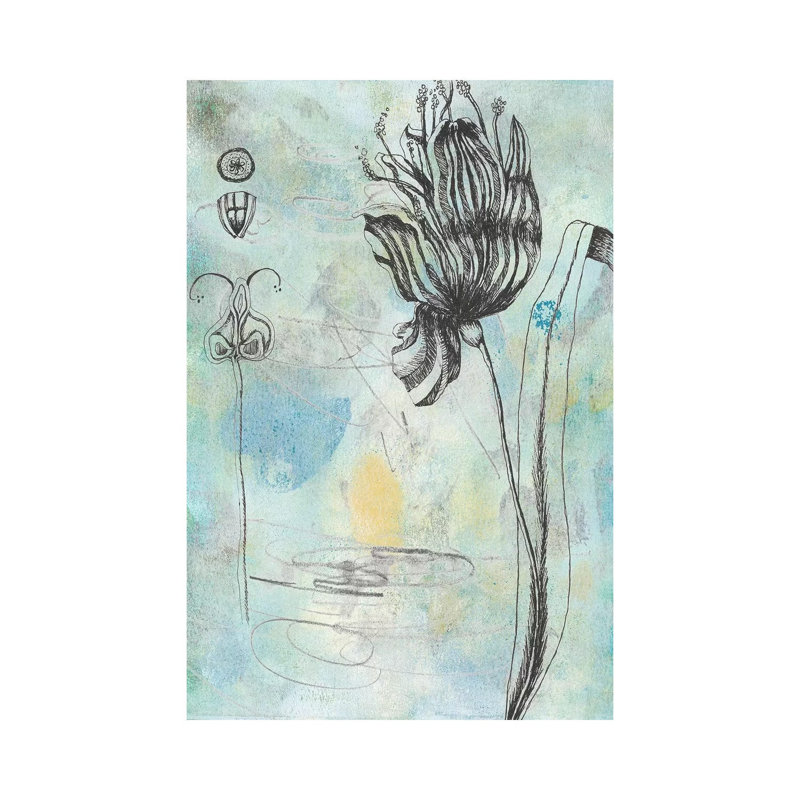 Botanical Abstract I by Naomi McCavitt - Wrapped Canvas Print, 30.48cm H x 20.32cm W x 1.91cm D