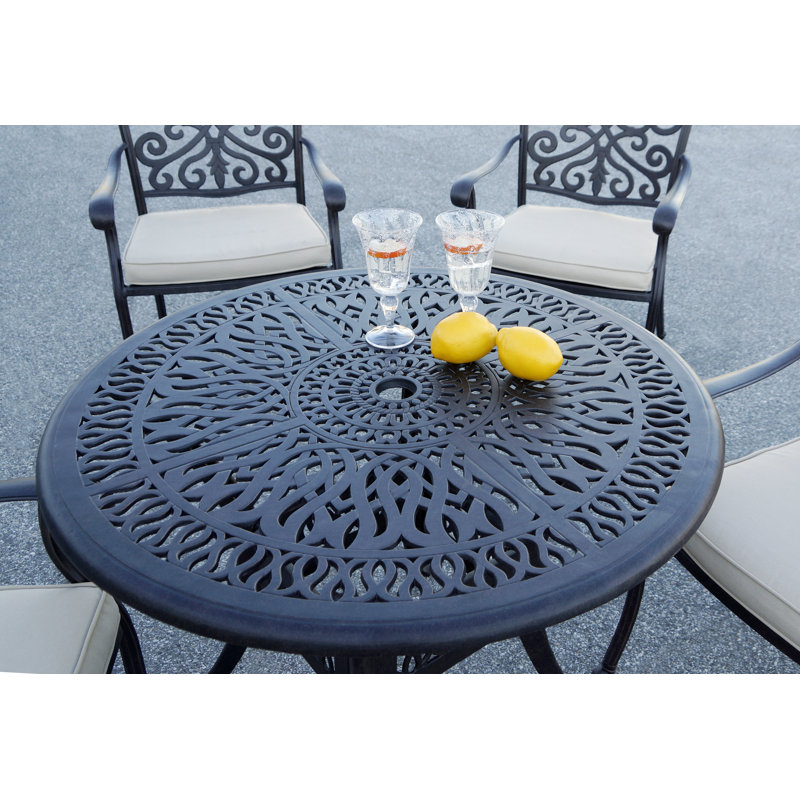 Muscoy 36'' Round Dining Table, Antique Bronze, 29"