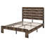 Base de lit plateforme en bois sans bruit - Assemblage facile et grand rangement sous le lit