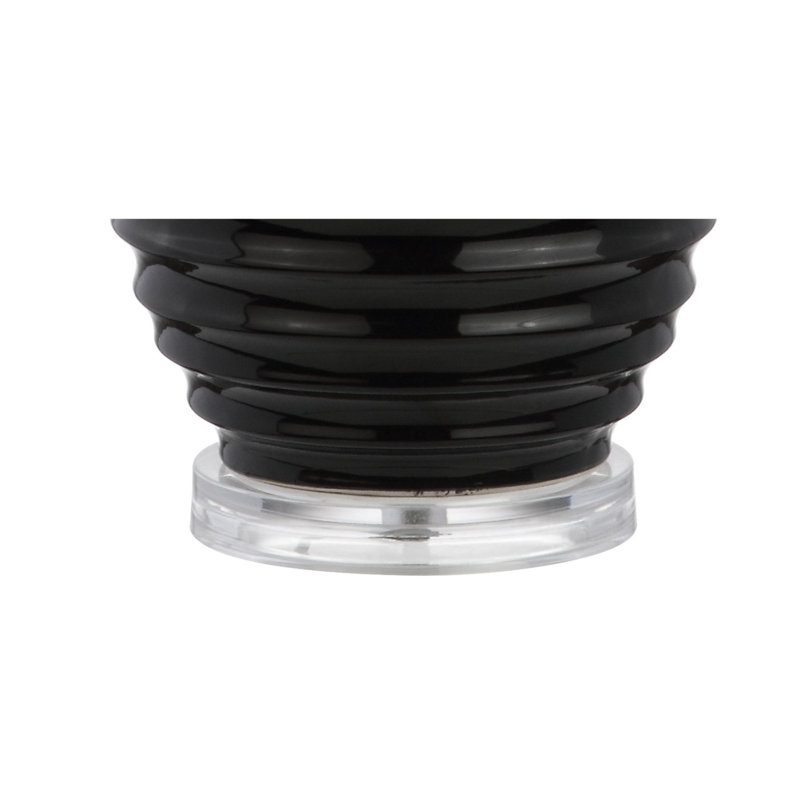 Lampe de table en céramique 30 po Stegman, Noir