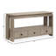 Table de cocktail rectangulaire à plateau relevable avec 2 tables de bout et un canapé