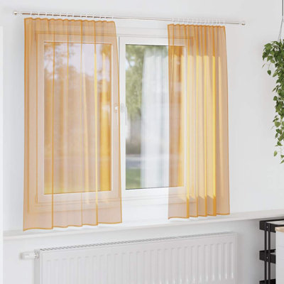 Semi Sheer Curtain Pair
