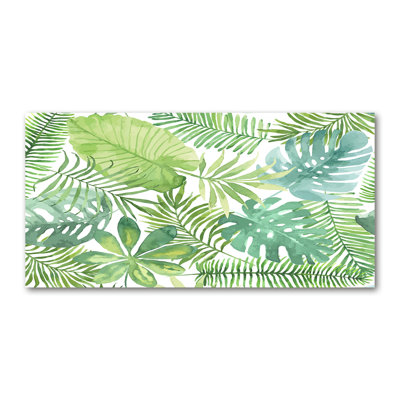 Tropical Leaves - Wrapped Canvas Print