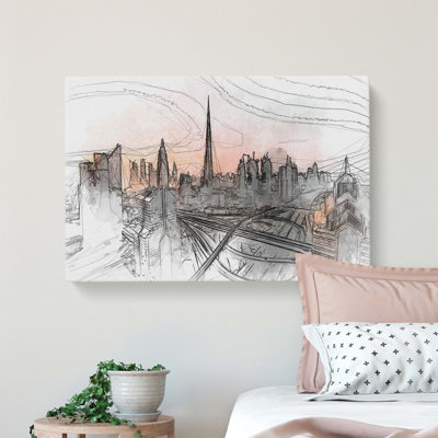 Burj Khalifa Dubai Skyline - No Frame Print on Canvas