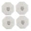 Ensemble de sous-verres ronds 4 pièces Ih Casadecor