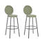 Rheuark Upholstered Counter Stool with Metal Frame-1000081986