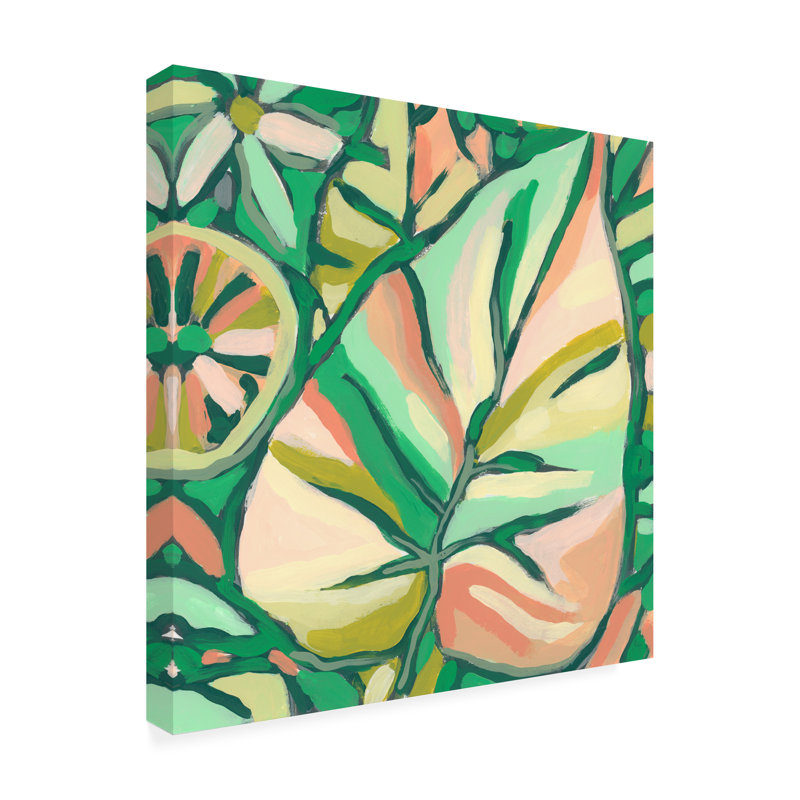 «Candy Tropicals II» sur toile, H 14 po x l 14 po x P 2 po