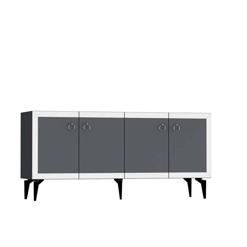 Tylor 150cm Console Table, Grey/White