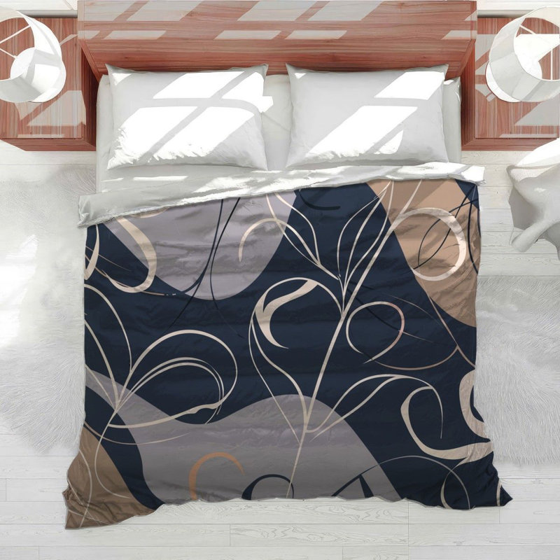 Floral Bedding Cool Pattern Comforter Contrast, Twin Comforter