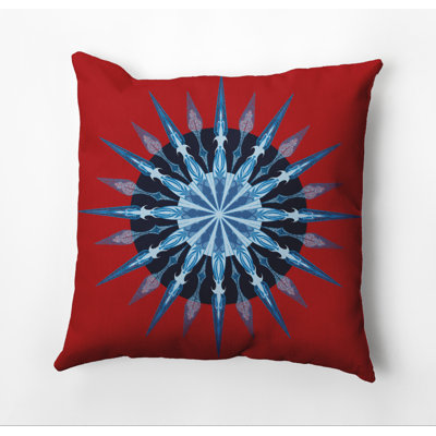 Sea Wheel Outdoor Square Pillow Cover & Insert