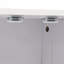 Enceinte de litière pour chat, armoire en bois 2 pièces (blanc)-129936866