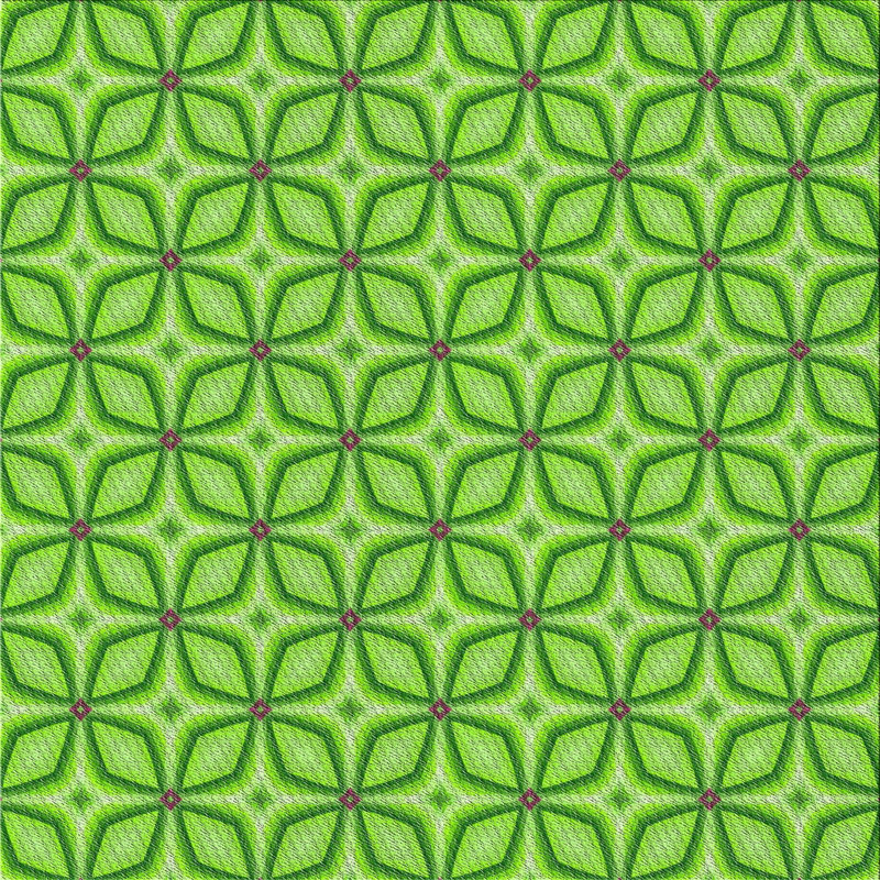 Geometric Indoor Rug, Square 3'