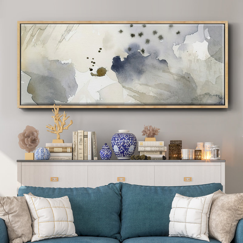Bergamote séchée dans la brume II - toile encadrée