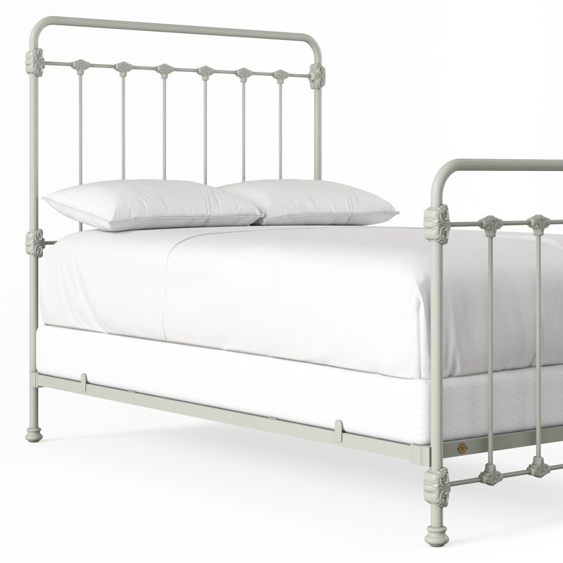 160 Picket Fence Bed | Complete Standard, Full, Sage Green