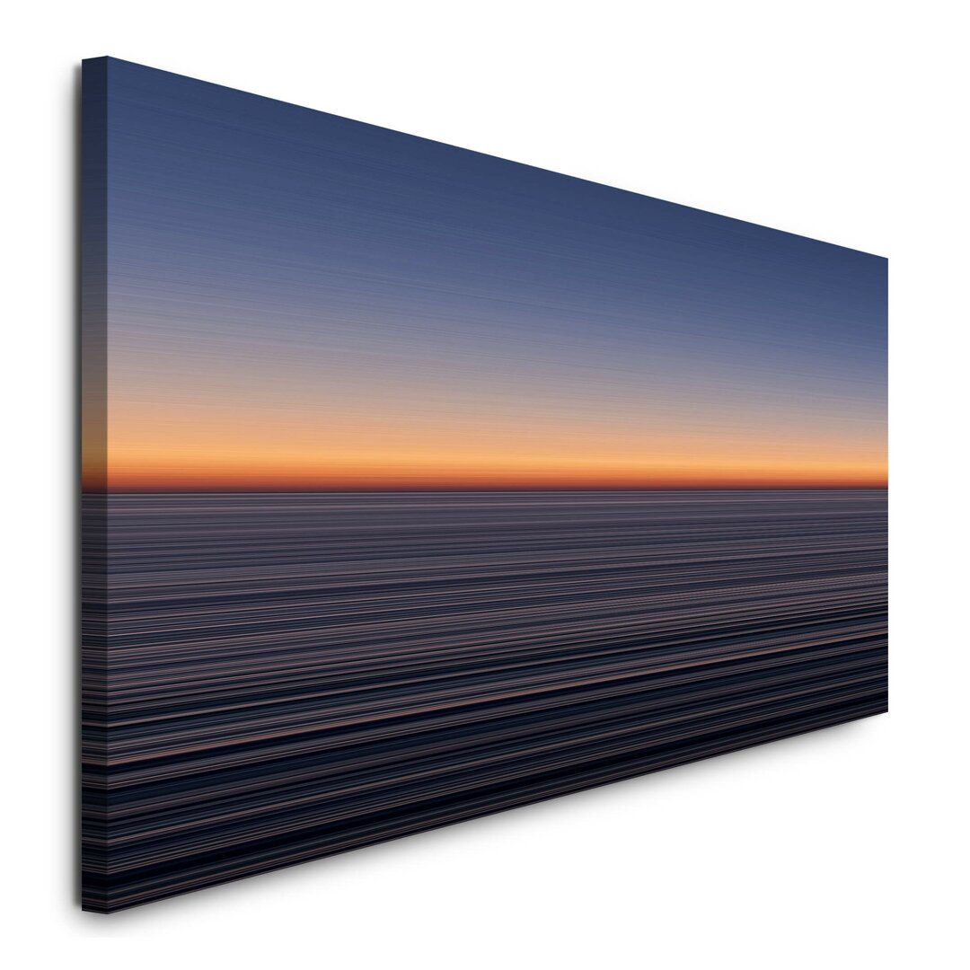 Leinwandbild "Abstrakter Sonnenuntergang" - Kunstdruck