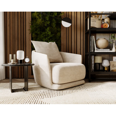 Mahn Upholstered Swivel Armchair