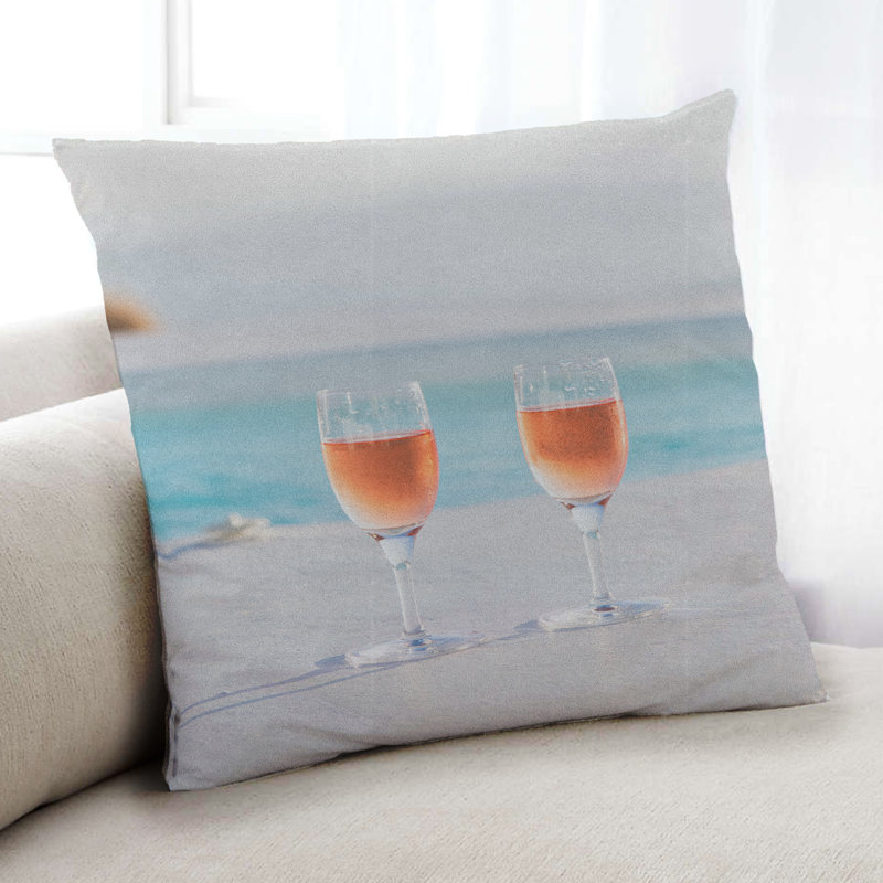 Coussin Drinks Champagne, Synthétique