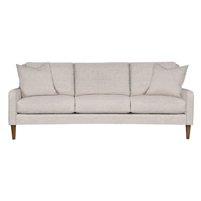 Josie Sofa, Gatsby Brown Sugar Genuine Leather