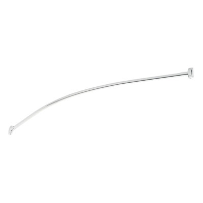 66" L Curved Fixed Shower Curtain Rod