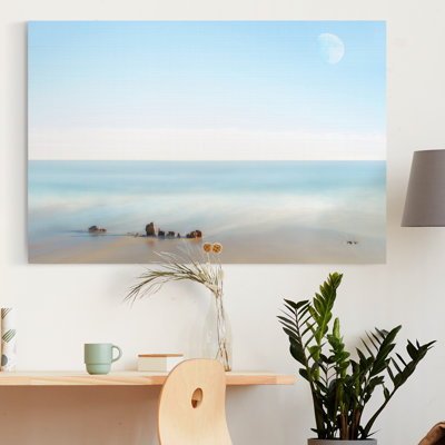 Reproduction d’art sur toile tendue sur toile « beachscape »