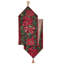 Chemin de table poinsettia saisonnier