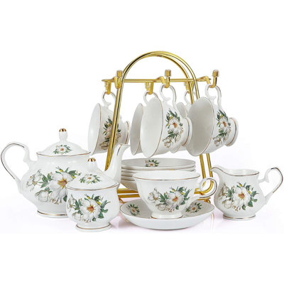 Service à thé en porcelaine