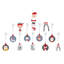 Christmas Friends Bubbles Wall Sticker