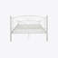 Lit double en métal de haute qualité avec construction robuste, conception moderne et rangement sous le lit pour une expérience de sommeil confortable et durable