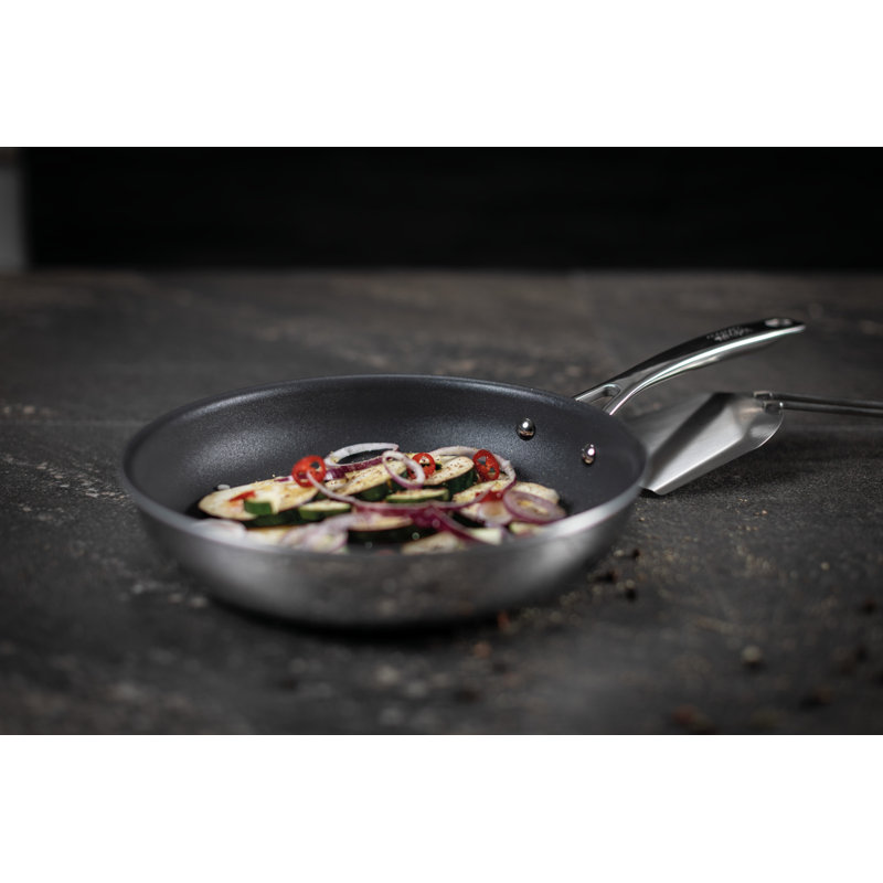Kuhn Rikon Peak Stainless Steel Non-Stick Induction Safe Frying Pan, 24 cm