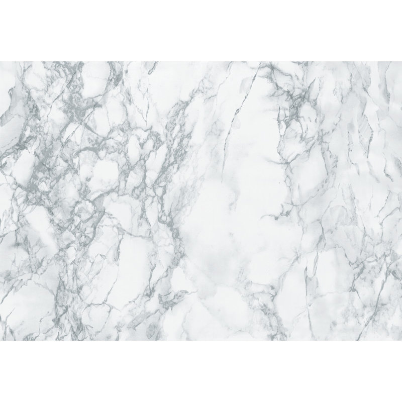 Adhésif décoratif en marbre, gris, L 78,74 po x L 17,7 po