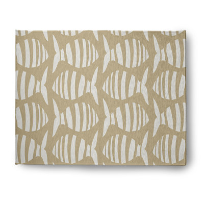 Tapis intérieur / extérieur taupe Marenisco