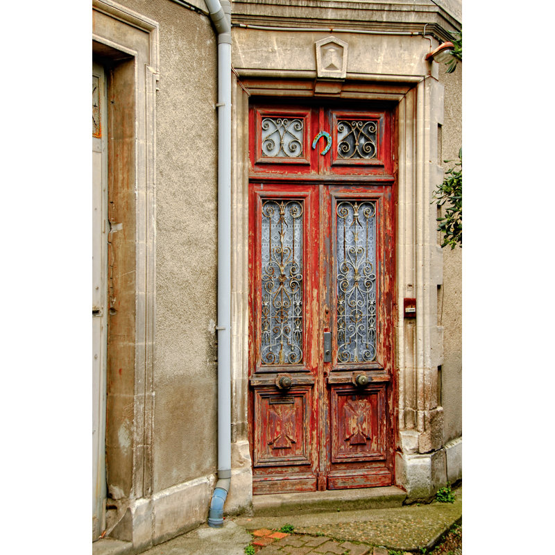 «Weathered Doorway I», photographie sur toile, H 48 po x l 32 po
