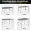 Medrick 90cm Rectangular Adjustable Folding Table